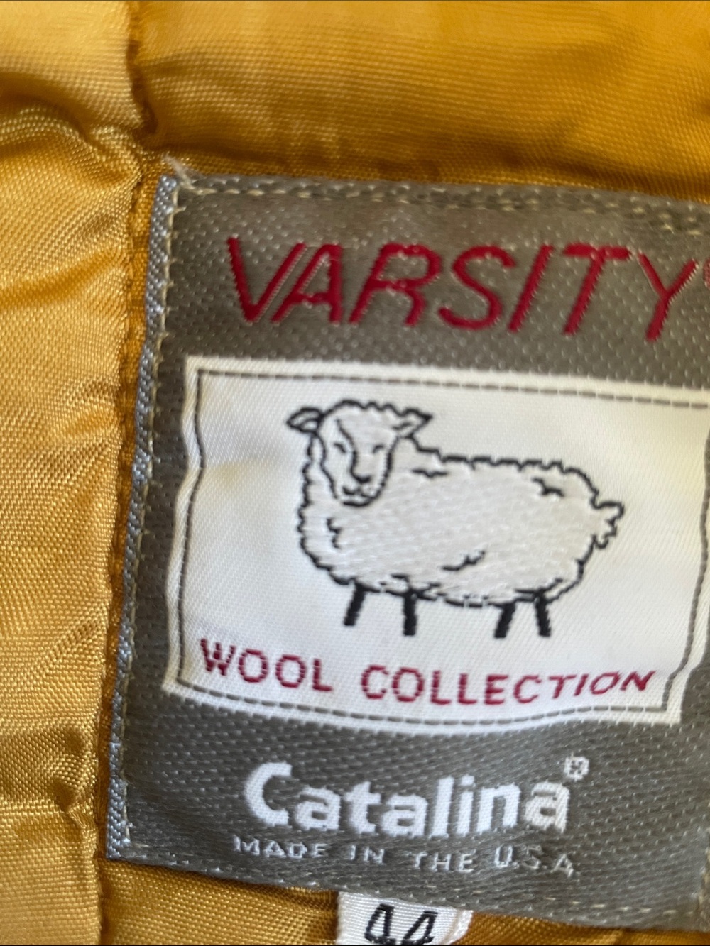Catalina Wool Varsity Jacket